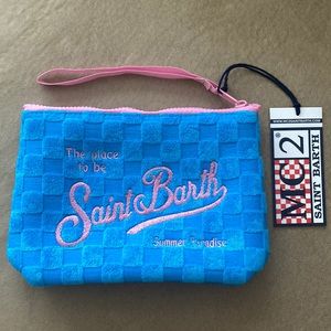 MC2 Saint Barth Aline Sponge Pochette - Terry Embossed Check